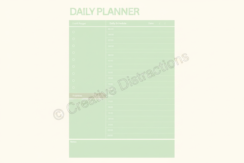 Cream Planner Watermarked