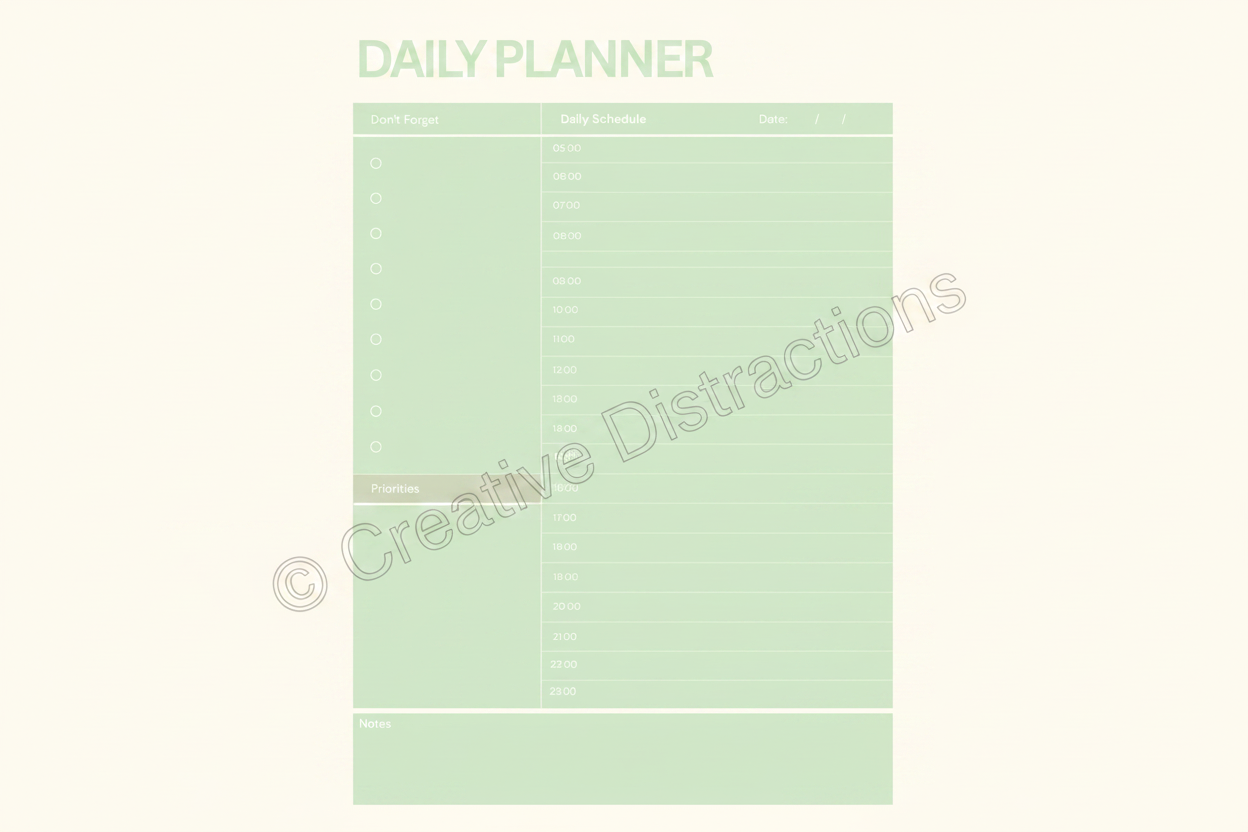 Cream Planner Watermarked